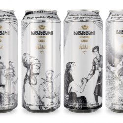 Efes Georgia and Crown Convert traditional medieval poem into remarkable modern cans